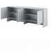 Plaukts virs gultas BED CONCEPT BC-10 BC-04, balts